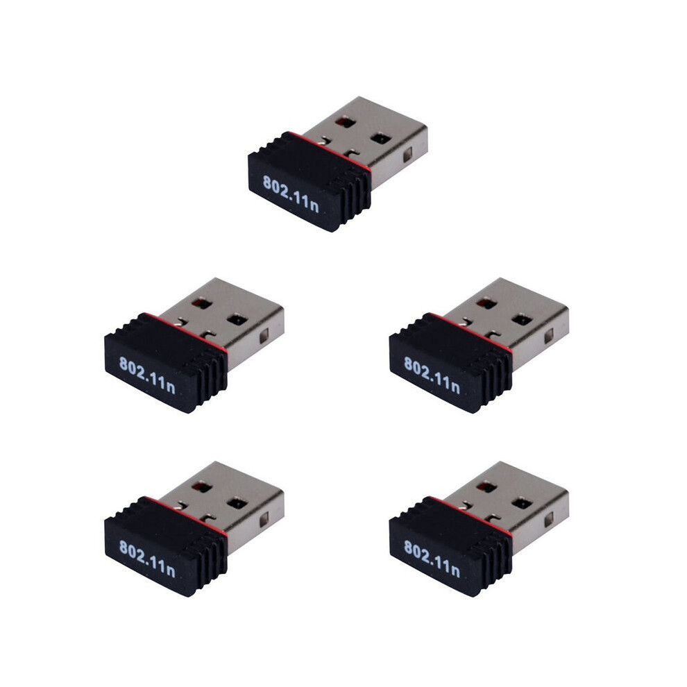 5X New Realtek Usb Wireless 802.11B/G/N Lan Card Wifi Network Adapter Rtl8188 6033445923263