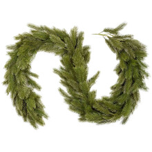 Snow Garland with Lights 6 FT Artificial Greenery