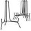 Anti-Slip Plate Stand Black 8 Inch 2 Pack 7
