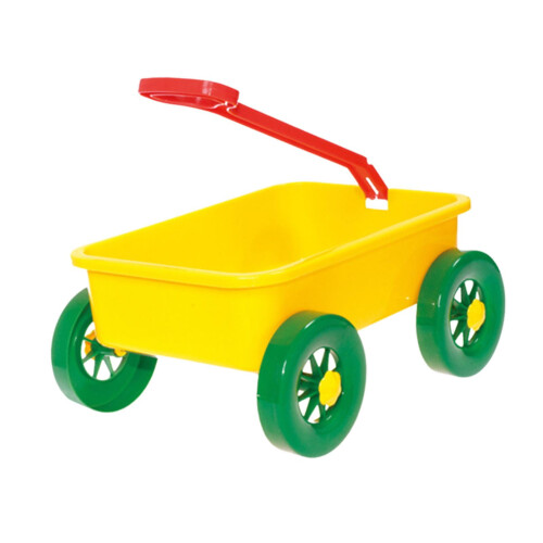 Kids' Pull Wagon Toy Yellow 1 pc