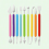 Kids Clay Tools Set Assorted Colors 9-Piece 1