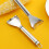 Kitchen Peeler Stainless Steel Round Handle 2 Pcs 6
