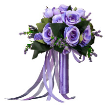Silk Flower Hand Bouquet Rustic Romantic Style