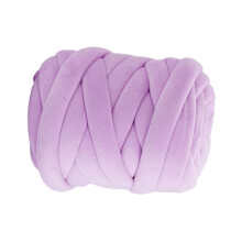 Violet Chunky Tube Yarn 250g for DIY Blankets and Throws