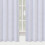 Kitchen curtain and valance set waffle weave blackout white 5
