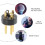 Jibi XLR connector audio conversion head 3-pin plug 10 pcs 3
