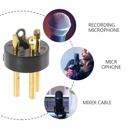 Jibi XLR connector audio conversion head 3-pin plug 10 pcs 2