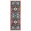 Runner Rug Red 2' x 6' Vintage Boho Floral Low Pile 6