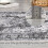Vintage Bohemian Runner Rug Grey 2 ft x 6 ft 5