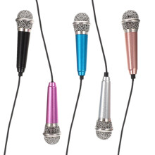Mini Microphone Portable Vocal Tiny Phone Mic 5pcs