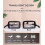 Clear Waterproof Toiletry Bag White Large 5