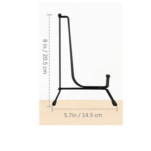 Anti-Slip Plate Stand Black 2 Pack for 8 Inch Tablets 1