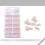 Haust artificial nail tips pink 100 pcs 2