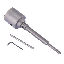 SDS Shank Concrete Cement Stone 65Mm Wall Hole Saw Drill Bit 200Mm Rod Mark