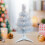 Harliver Artificial Christmas Tree 11.8in Silver Mini 5