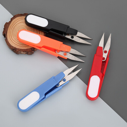 Small Safety Scissors with U-Handle, 4-Pack 1