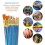 Acrylic Brush Set Round Pointed Nylon 10 Pieces 6