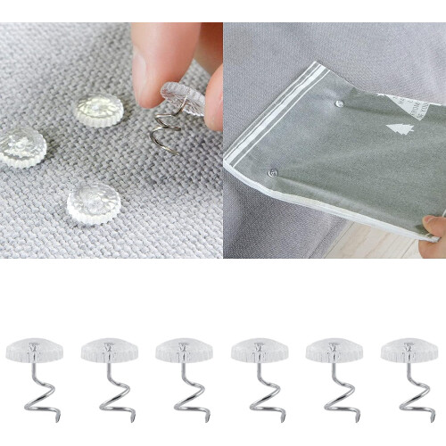 Clear Twist Pins for Upholstery 30-Pack 1