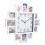 White Picture Frame Wall Clock 15.35 Inch 2