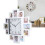White Picture Frame Wall Clock 15.35 Inch 7