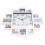 White Picture Frame Wall Clock 15.35 Inch 4