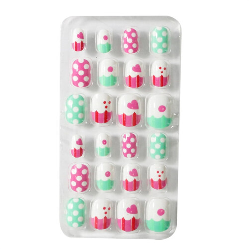 Children's nail files medium length matte finish 1 kit