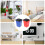 Haust pen holder trash can shape desktop organizer 2 pcs 4