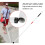Foldable aluminum reflective cane for blind users 4