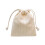 Corduroy storage bag with drawstring strap and pocket, 1