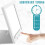 Light Therapy Lamp 10000 Lux 3 Color 10 Level Touch Control 6