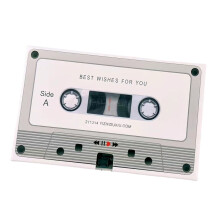 Recordable voice greeting card for family and friends