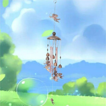 Topliu copper wind chimes handmade 11-piece set