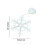 Colorful flashing Christmas light string with suction cups 3