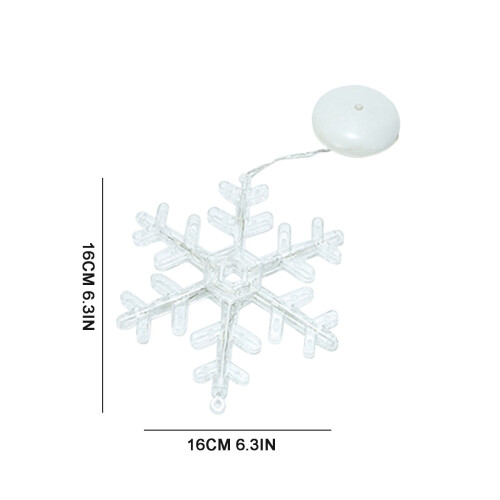 Colorful flashing Christmas light string with suction cups 2
