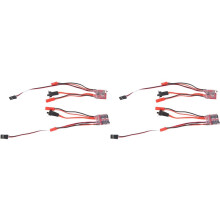 4PCS RC Car 30A ESC Forward Reverse Brush Brake Dual Way ESC Motor Speed Controller for 1/16 1/18 1/24 Car Boat Tank