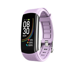 C6T Smart Band heart rate and temperature tracker