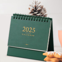 Topliu Mini Desk Calendar Standing Flip 12-Month