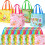 Easter egg hunt bags reusable non-woven 12 pack 1
