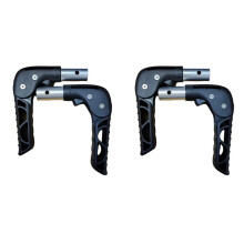4x Universal Sports Wheelchair 21MM Diameter Foldable Push Handle, Wheelchair Handle Accessories 1pair
