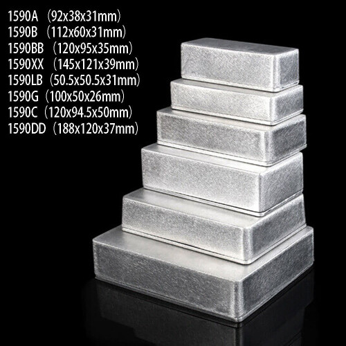 Aluminum Instrument Enclosure Silver Project Box 2