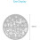 Winter Nail Stamp Template Set Metal 12 Pcs 5