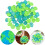HBASD Glow-in-the-Dark Pebbles Blue Green 100 pcs 7