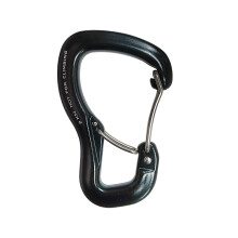 Black D-Ring Carabiner Heavy-Duty High-Strength 1-Pack