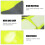 Safety Vest Fluorescent Yellow One Piece 7