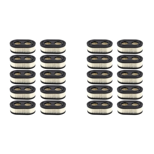 20pcs Lawn Mower Air Filter Fit for Briggs for Stratton 593260/798339 Replacement Engine Element Device Accessory