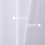 Kitchen Curtain and Valance Set Waffle Weave White 36 inch 4