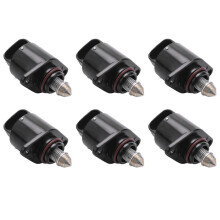 6X 93744675 Valve de Commande D'Air de Ralenti pour Aveo Wave 1.6L 04-08 / 17059602 / AC167 / 96434613