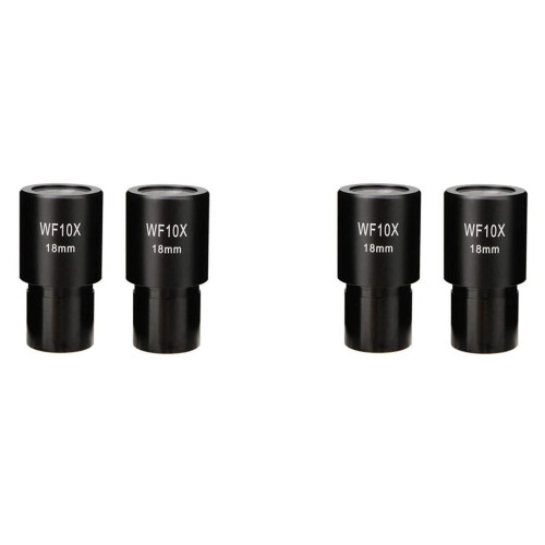 WF10X widefield eyepiece for biological microscope 4 pcs