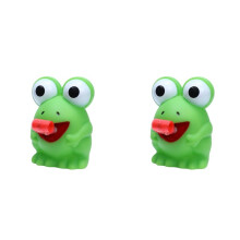 2X Grenouille à Pincer Tirant la Langue, Jouet Anti-Stress Sensoriel Amusant, Cadeau Idéal pour les Fêtes D'École (Garçons et Filles).