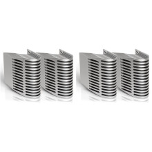 100Pcs Weep Hole Covers, Stainless Steel Weep Hole Covers Mesh Screens,Brick Hole Filler Cover Wall Holes